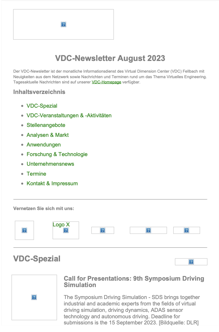 Newsletter August 2023