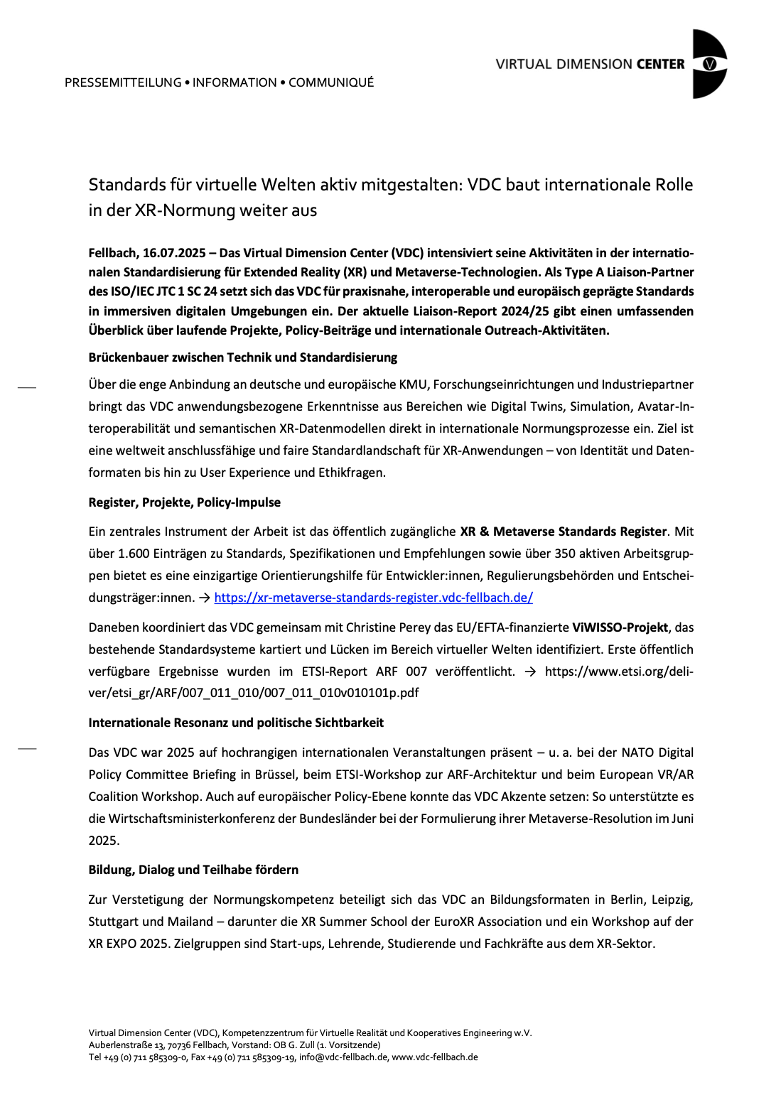 wiss. Veröffentlichung