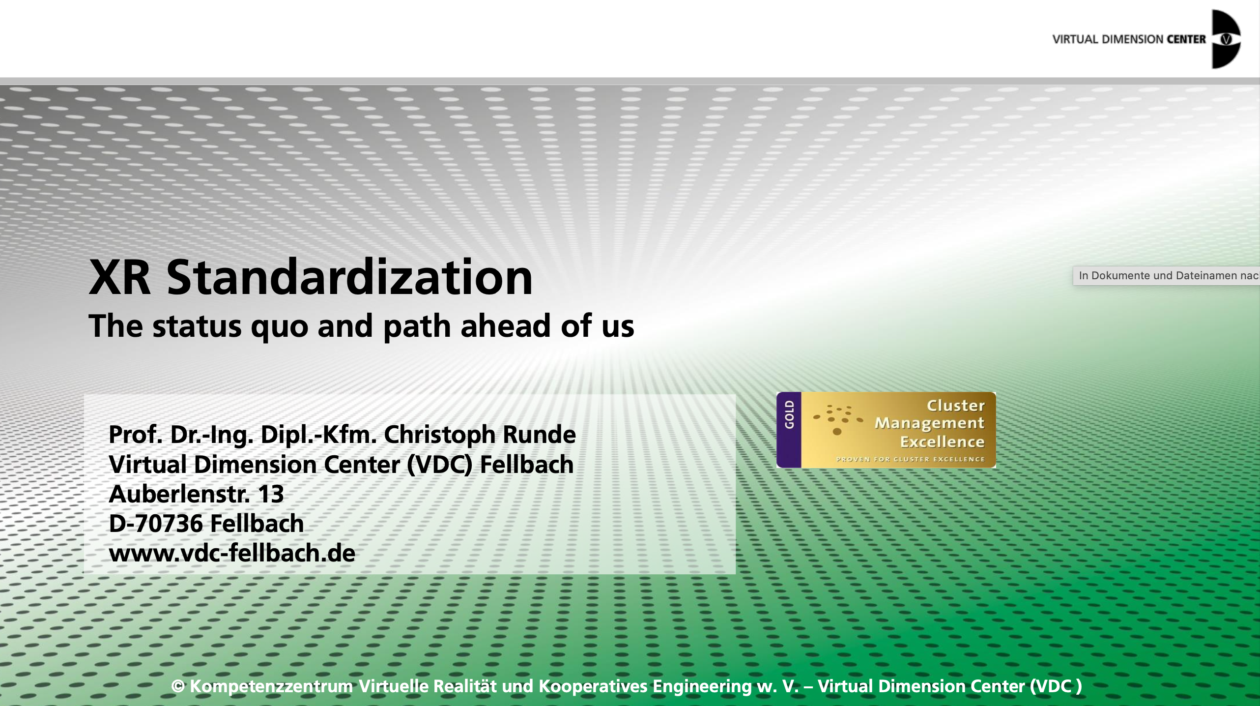 wiss. Veröffentlichung