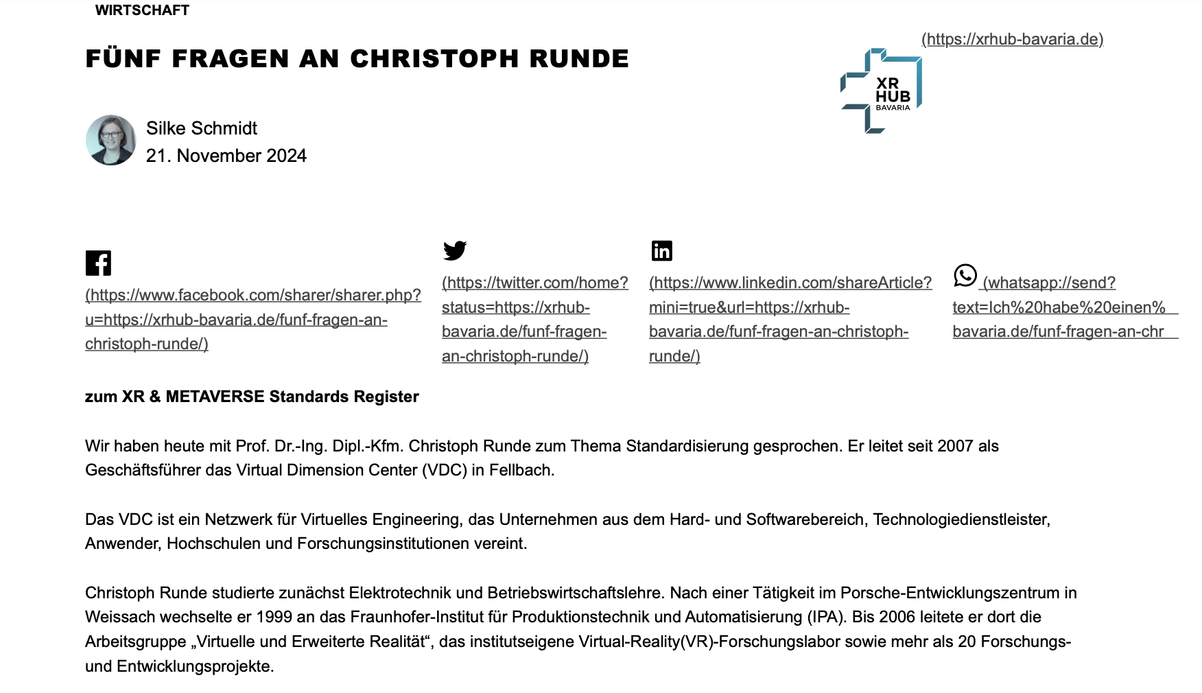 wiss. Veröffentlichung