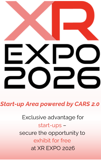 Showcase your start-up for free at XR EXPO 2026 – 12 exhibition places available, powered by CARS 2.0