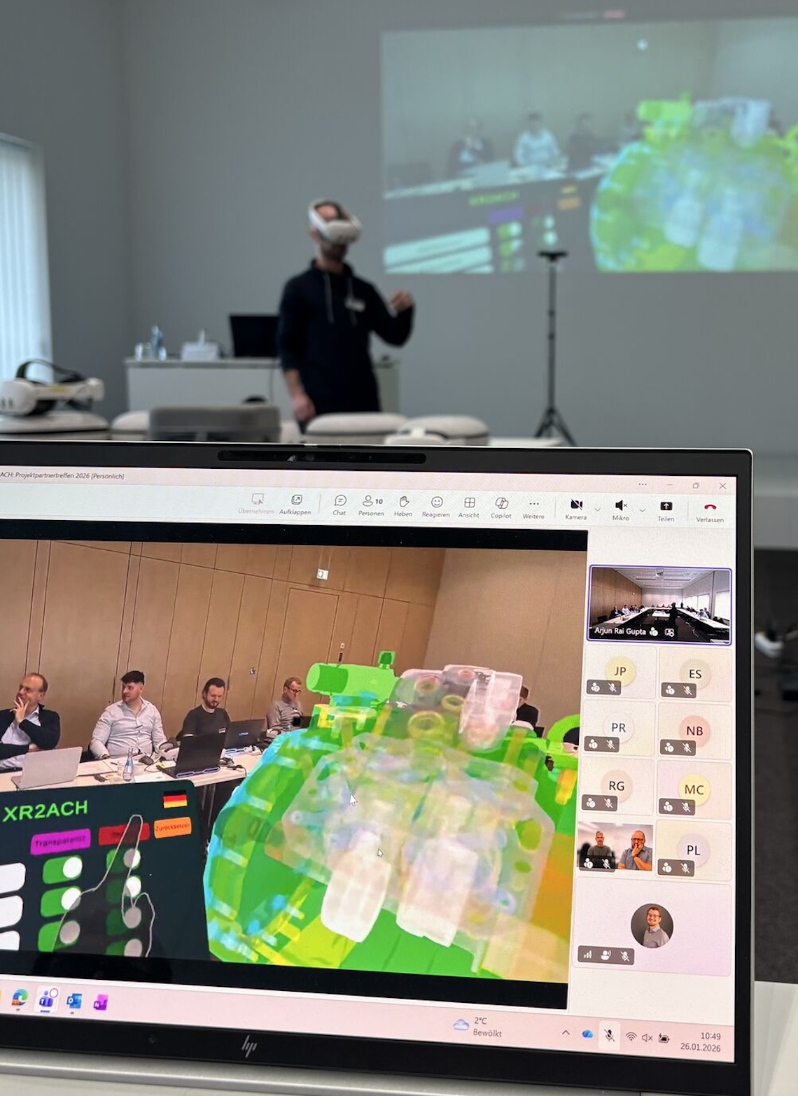 InnoVET-PLUS XR2ACH: Erste Ergebnisse und nächste Schritte beim Projektpartnertreffen 2026