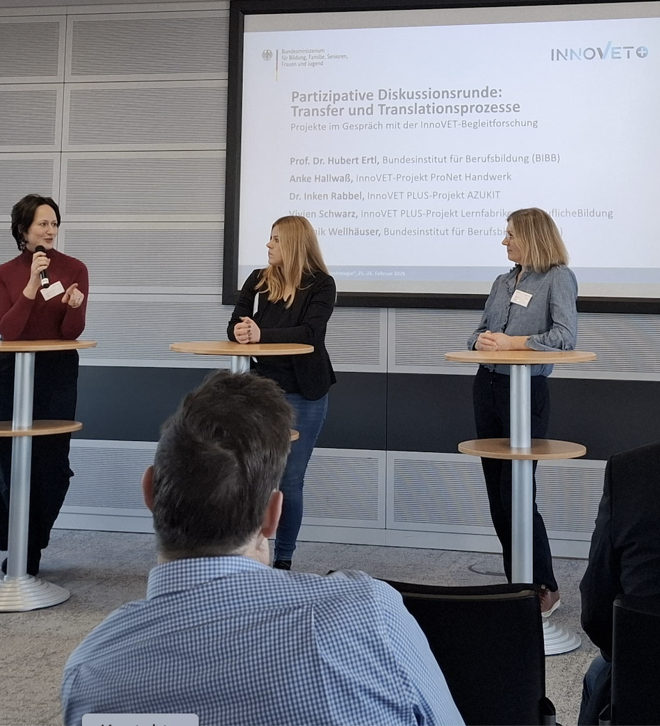 Erfolgreicher Workshop zu Transferstrategien der InnoVET-PLUS-Projekte XR-Upskill und XR2ACH beim BIBB in Bonn