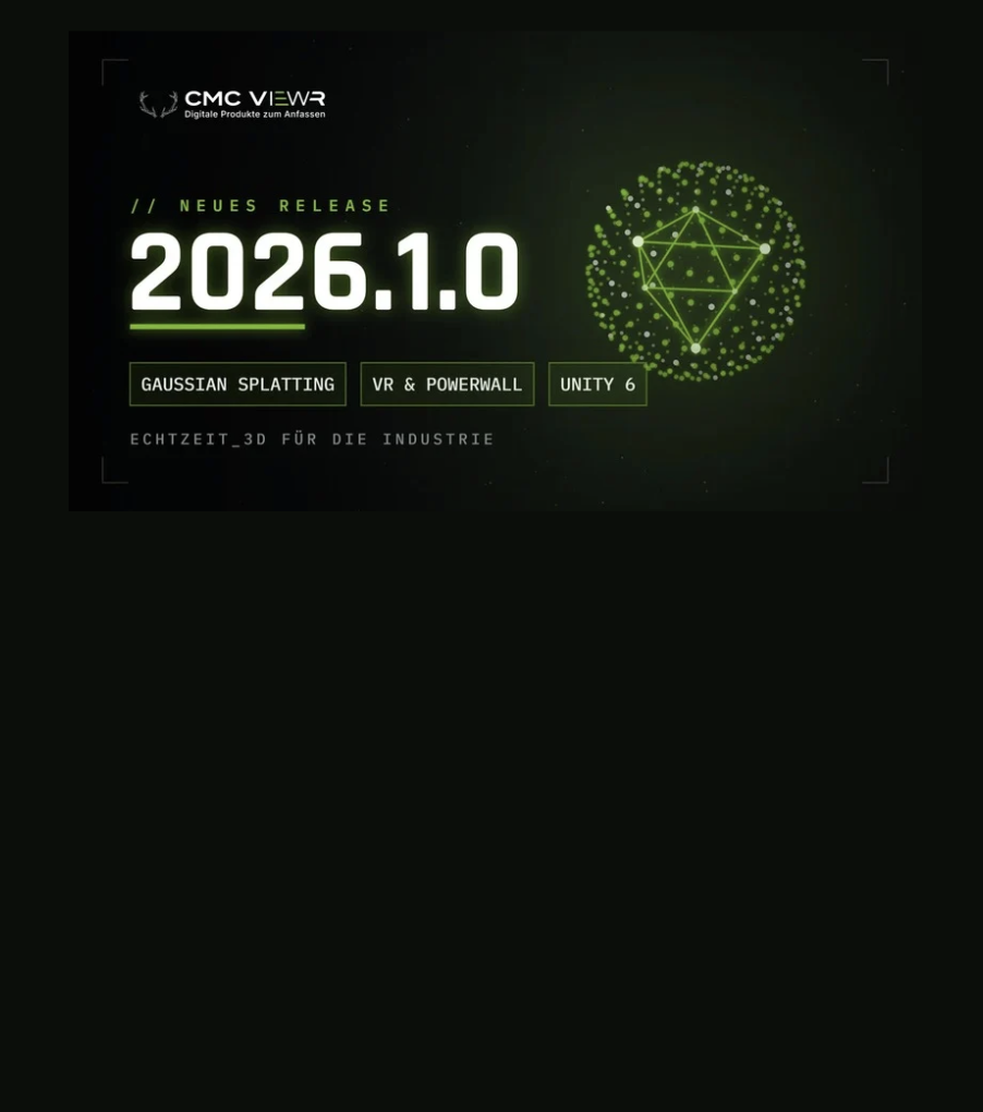 News aus dem Netzwerk: CMC ViewR 2026.1.0 ist da – Neue Möglichkeiten für industrielle 3D-Visualisierung