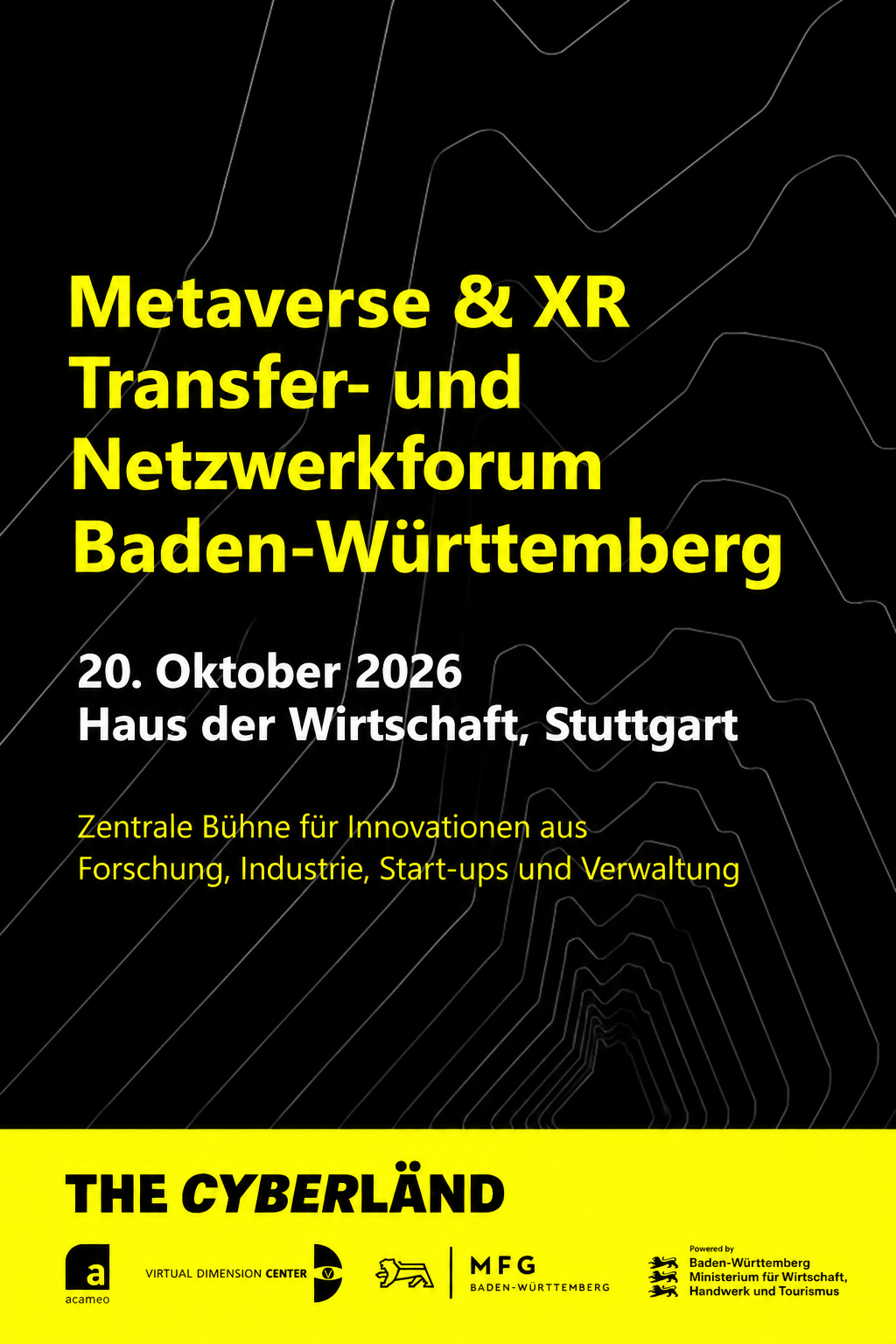 Metaverse & XR Transfer- und Netzwerkforum Baden-Württemberg: Neue Kooperationen rund um XR und immersive Technologien anstoßen